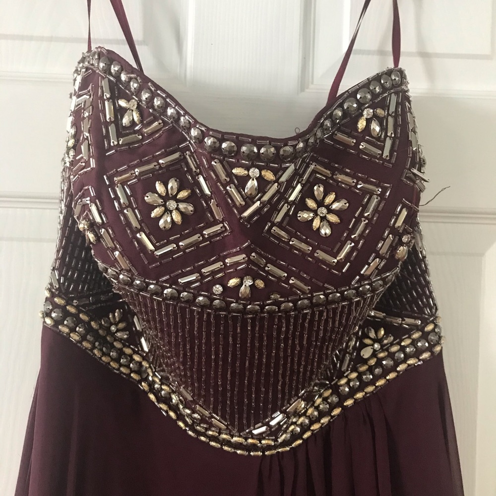 Mac Duggal Strapless Dress